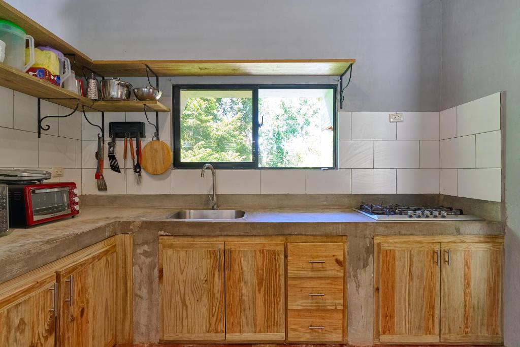 Kuchyň nebo kuchyňský kout v ubytování Casa Kafe
