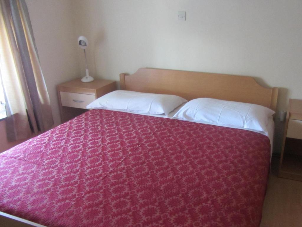 Postel nebo postele na pokoji v ubytování Rooms Pri Lovrižu