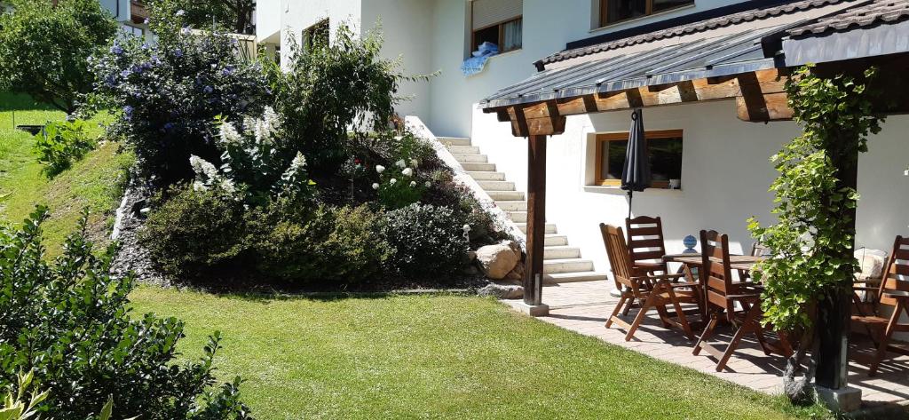 Vonkajšia záhrada v ubytovaní Haus Joachim