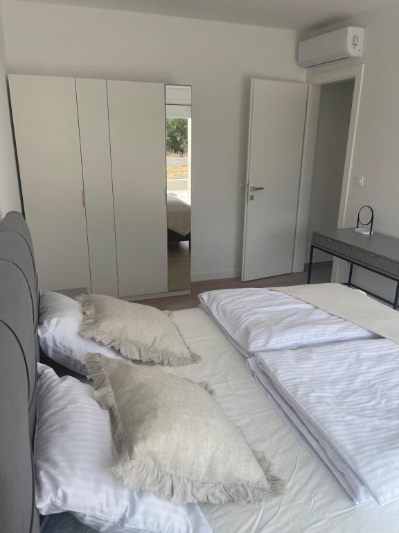 Posteľ alebo postele v izbe v ubytovaní Soltysovka apartments
