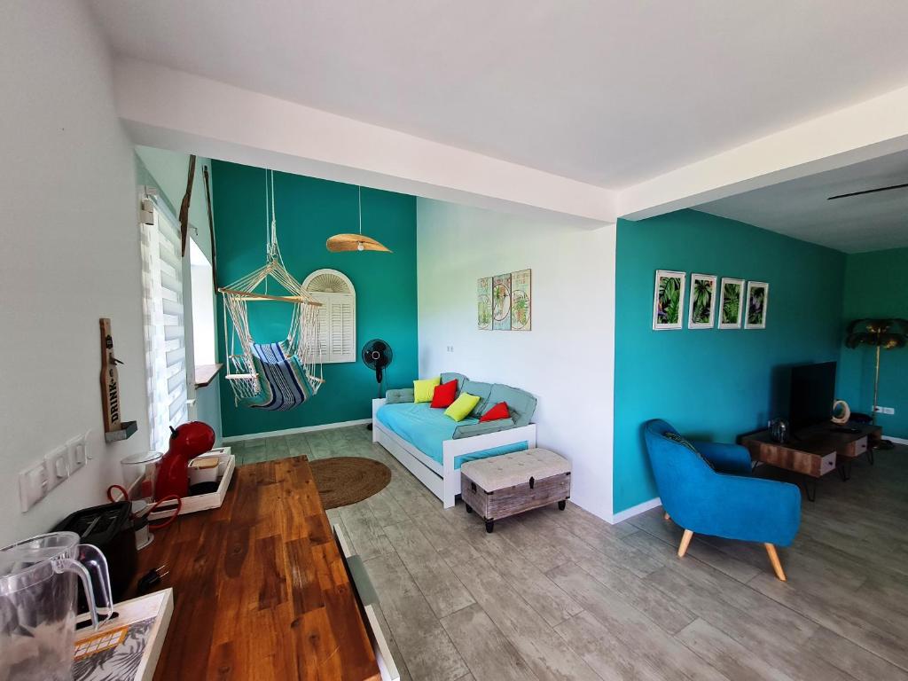 Posezení v ubytování La Maison