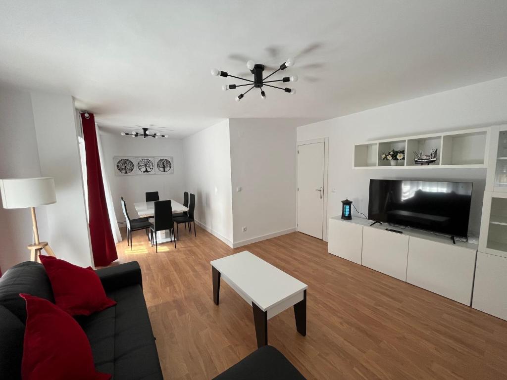 TV/trung tâm giải trí tại Apartamento San Vicente