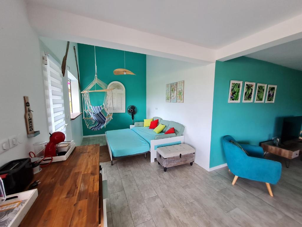 Posezení v ubytování La Maison