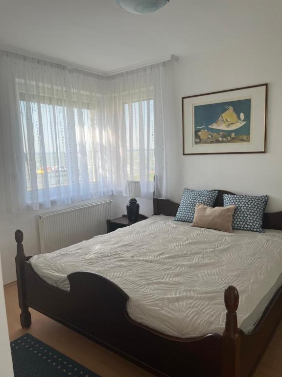 Posteľ alebo postele v izbe v ubytovaní Summer Vibe Siofok