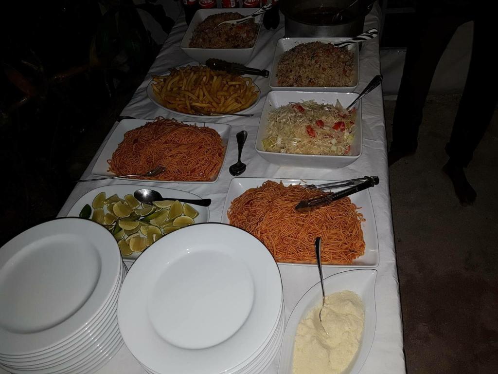 Jídlo v penzionu nebo okolí