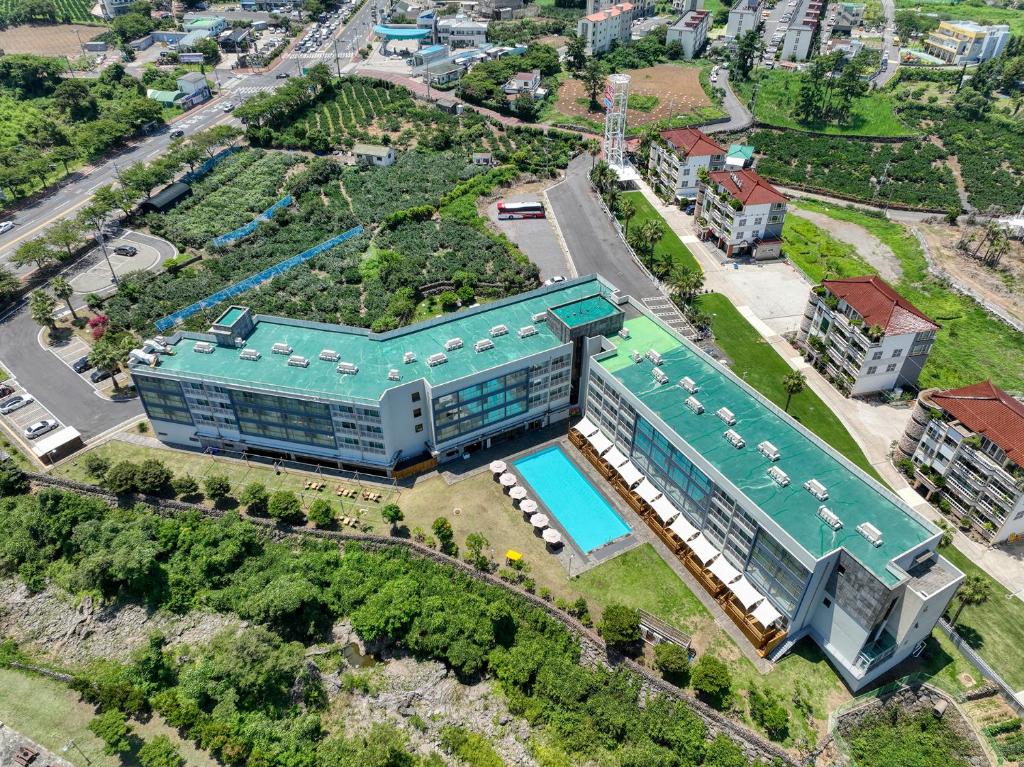 Letecký snímek ubytování Shin Shin Hotel Jeju City