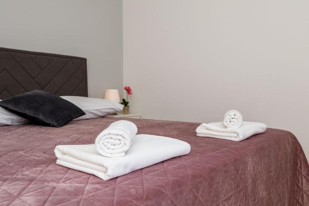 Posteľ alebo postele v izbe v ubytovaní Apartments Bjelis