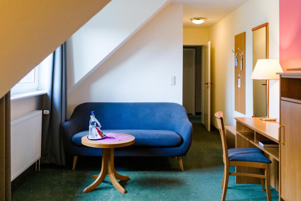 Posezení v ubytování Akzent Hotel Zur Grünen Eiche