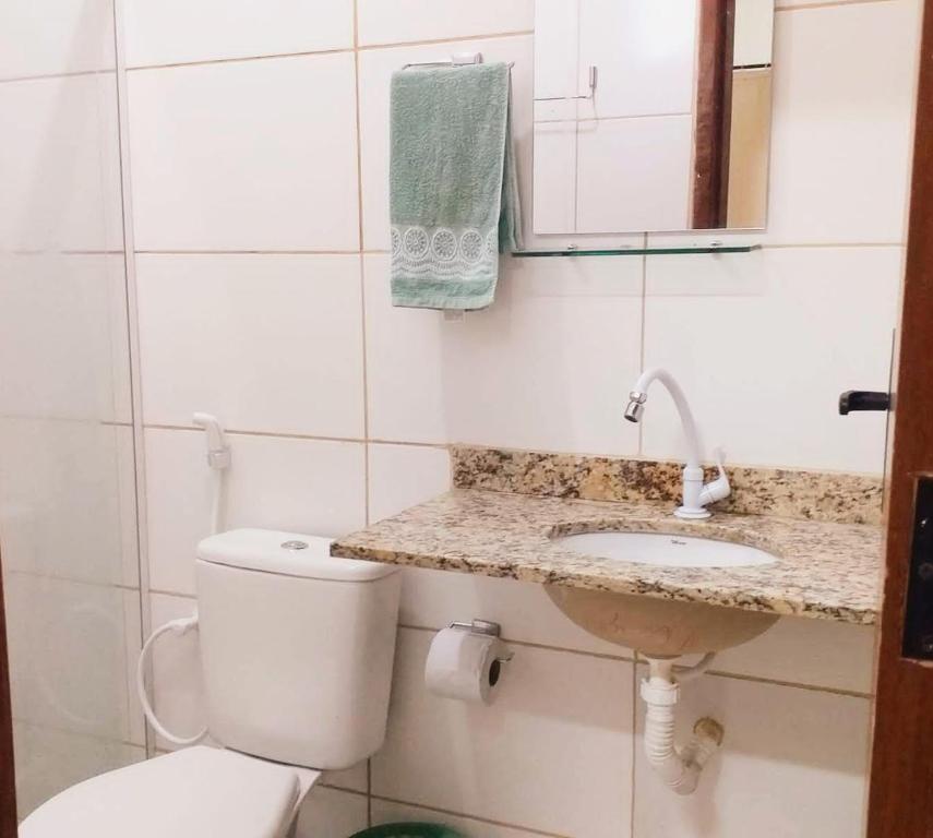 Koupelna v ubytování Casa Relva Suítes