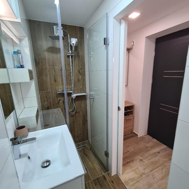 Uma casa de banho em Apartment DINLUX