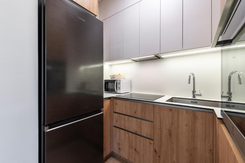 Kuchyň nebo kuchyňský kout v ubytování Apartment Emma Dubrovnik