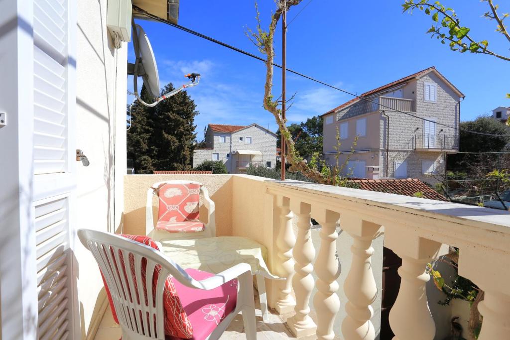 Balkón nebo terasa v ubytování Apartment Supetar 16656b