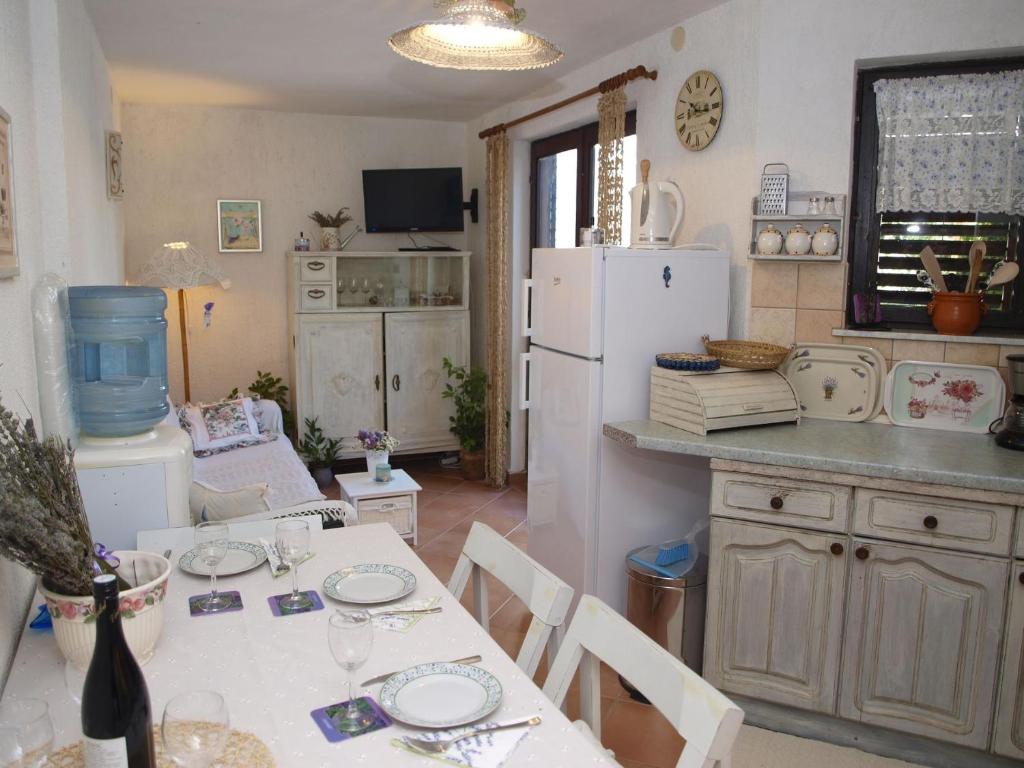 Kuchyňa alebo kuchynka v ubytovaní Apartments by the sea Vir - Kozjak, Vir - 16734