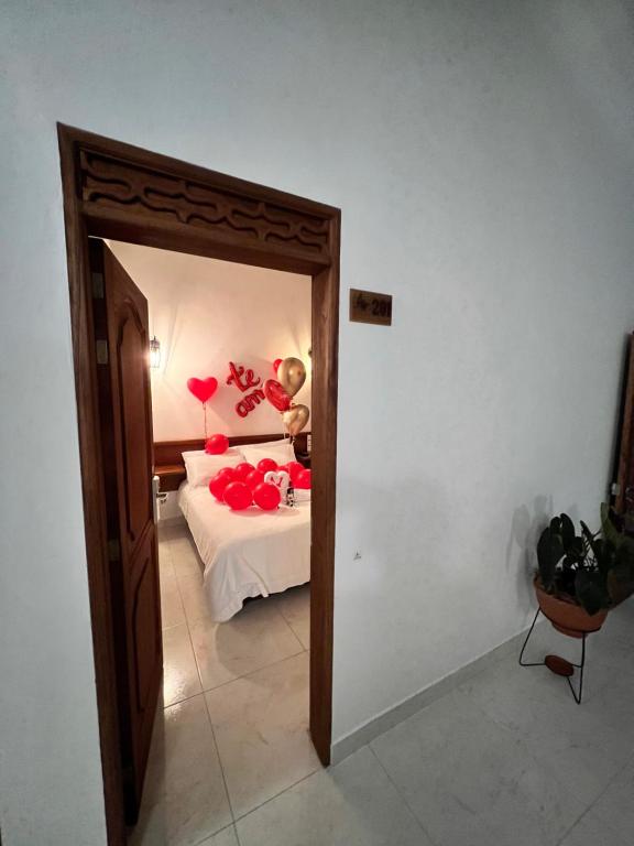 Postel nebo postele na pokoji v ubytování Casa Isabel Hotel
