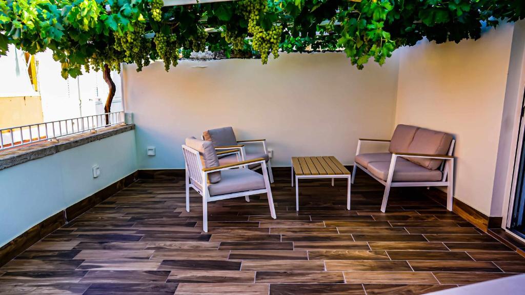 Posezení v ubytování Casa Minerva - Suite e Relax