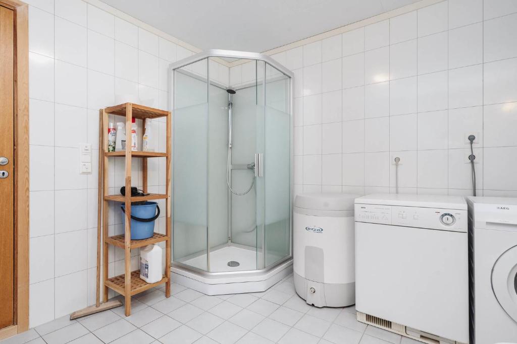 Koupelna v ubytování Basecamp Frich`s Hjerkinn