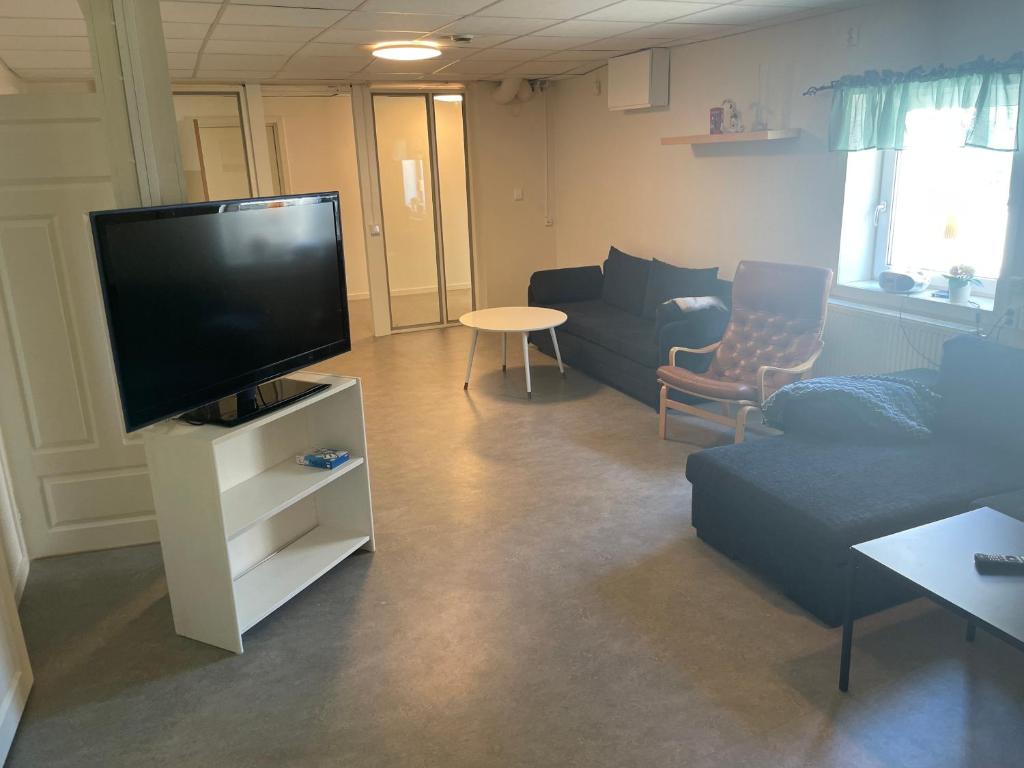 TV a/nebo společenská místnost v ubytování Lärkan21 Tvisegatan 24C