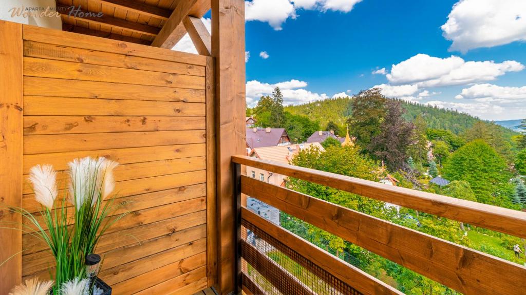 Výhľad na hory alebo výhľad na hory priamo z apartmánu