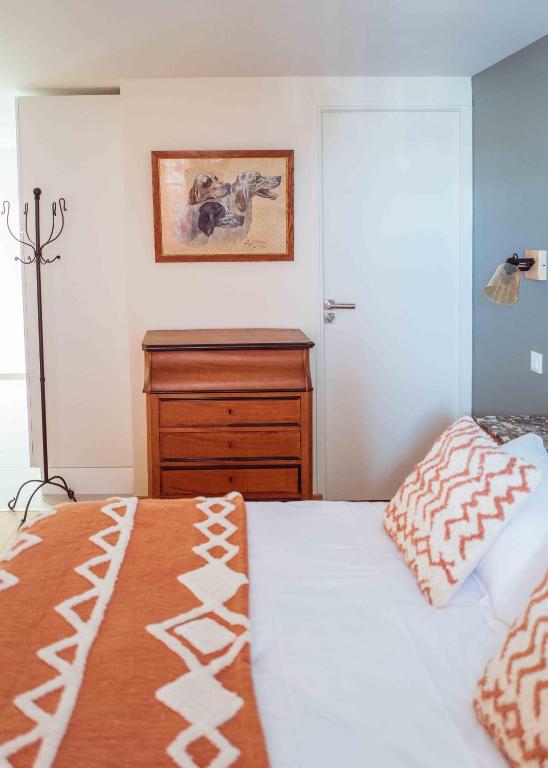 Posteľ alebo postele v izbe v ubytovaní La Maison du Vieux Port