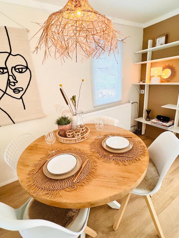 Posezení v ubytování Trendy House Hattem nr64