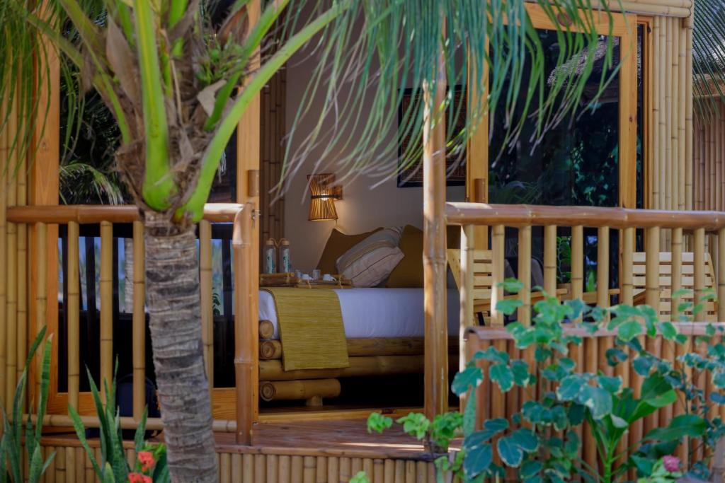 Zahrada ubytování Ecoboo Maldives