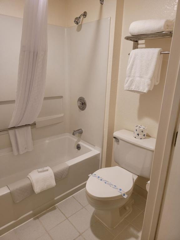 Koupelna v ubytování MorningGlory Inn & Suites
