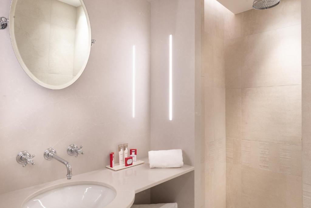 Koupelna v ubytování Hotel de Montesquieu