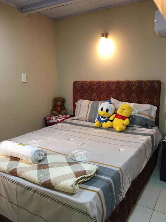 Postel nebo postele na pokoji v ubytování Hospedaje Encarnación