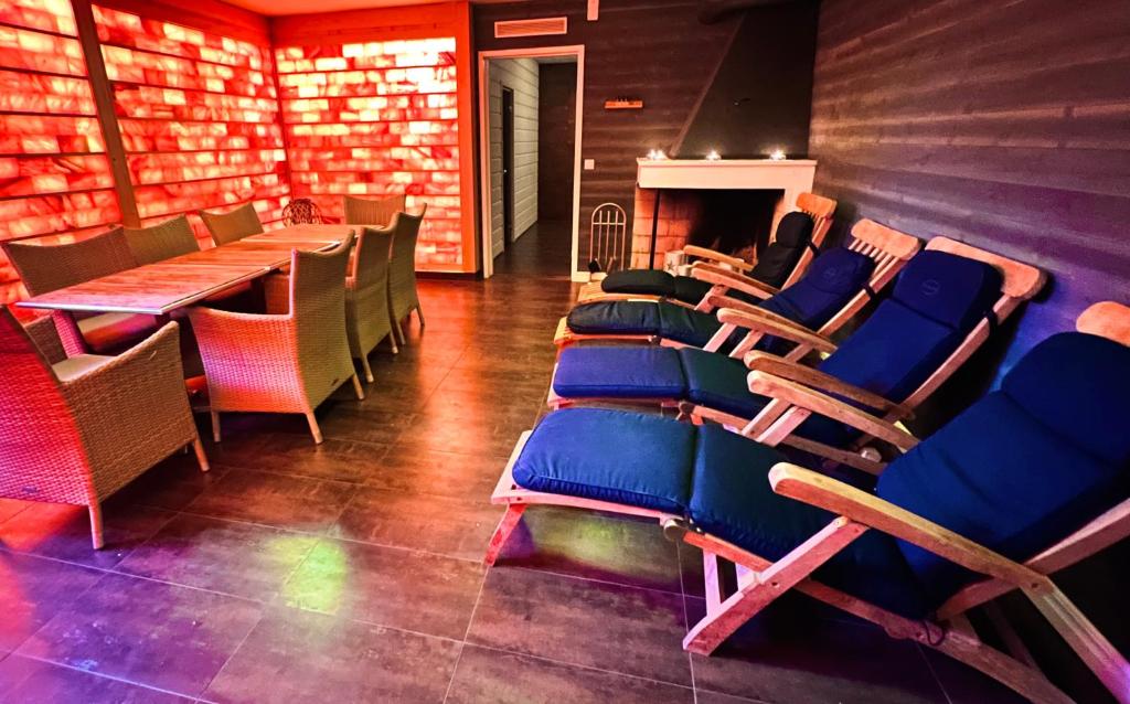 Posezení v ubytování Lapland Lodge