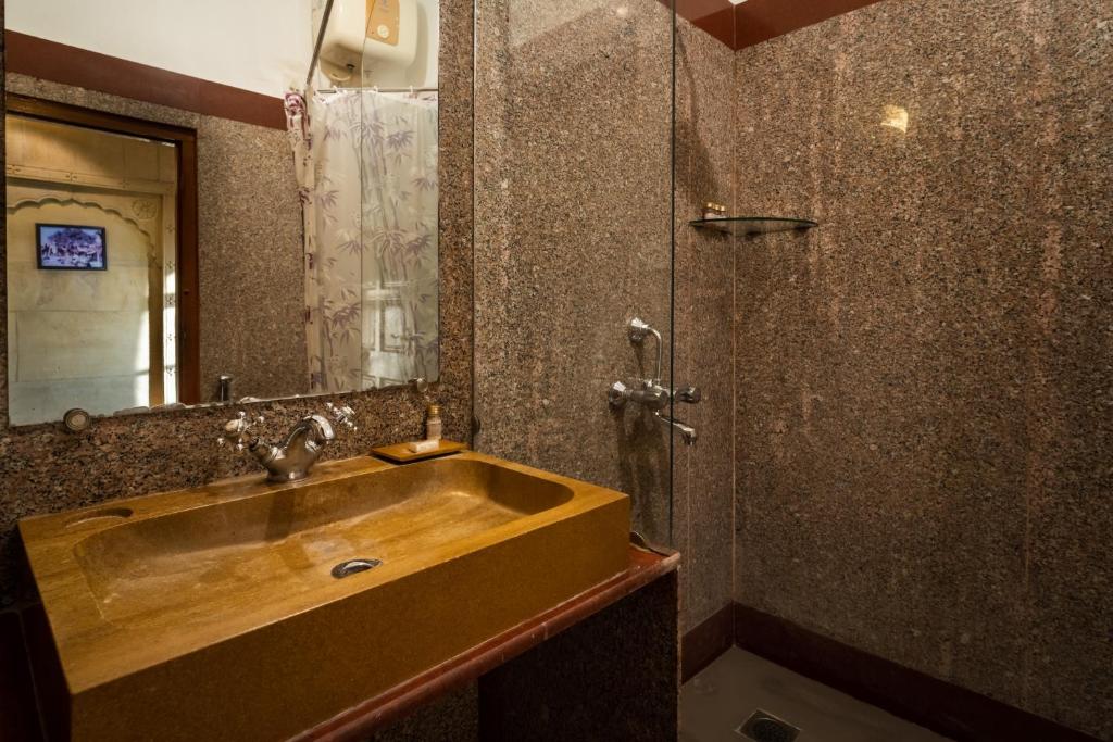 Koupelna v ubytování Hotel Fifu