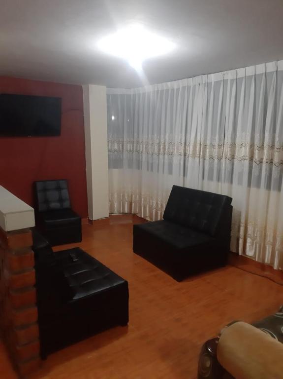 Istumisnurk majutusasutuses Hostal Ayllu