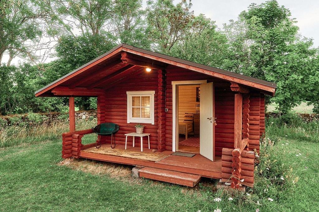 Zahrada ubytování Muhu cabin Aasa