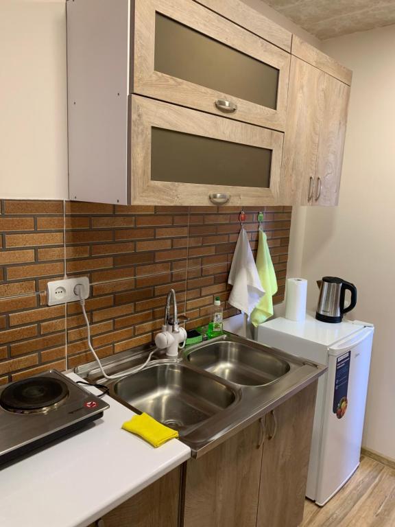 Kuchyň nebo kuchyňský kout v ubytování Arman's House Sevan