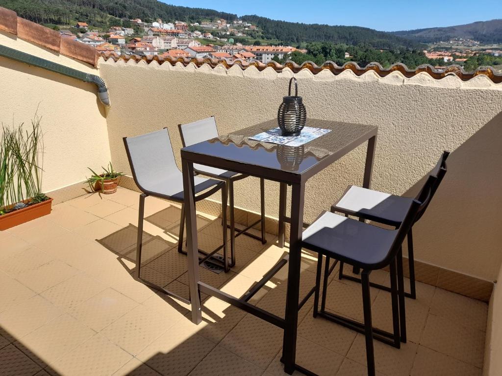 Balkón nebo terasa v ubytování Margaritas