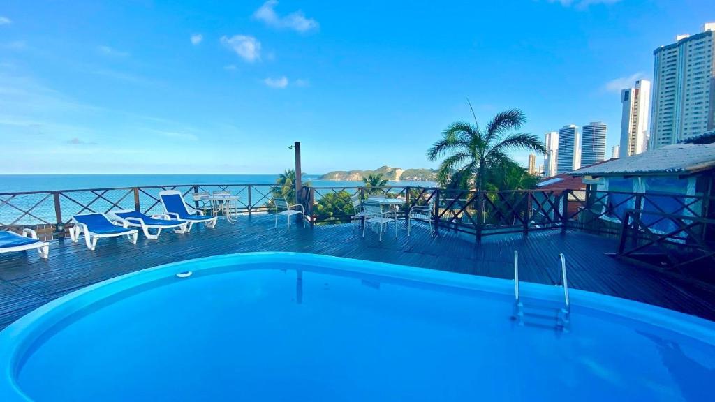 Πισίνα στο ή κοντά στο Marsallis Flat 208 Praia - NBI - Ponta Negra