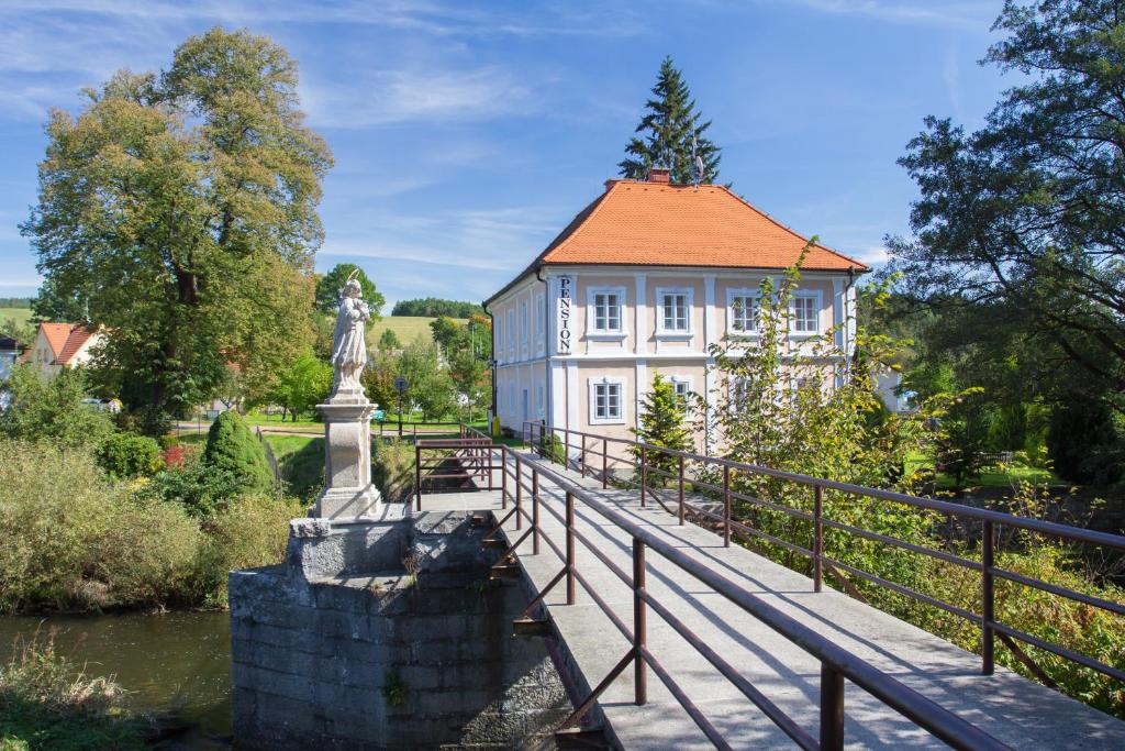 Zahrada ubytování Pension Inge