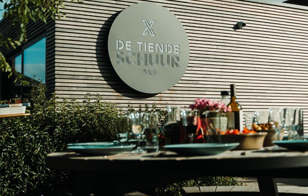 En restaurang eller annat matställe på B&B De Tiendeschuur