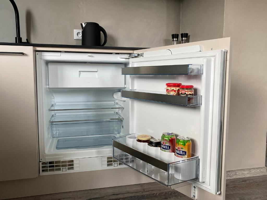Kuchyň nebo kuchyňský kout v ubytování Apartmán LUEL