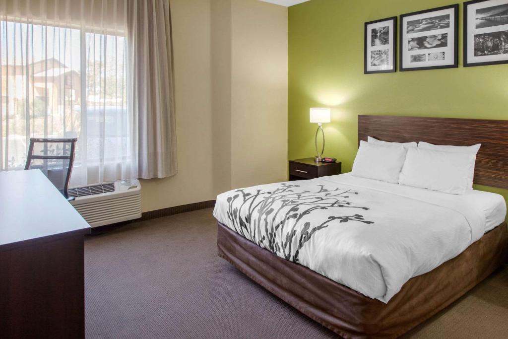 Ein Bett oder Betten in einem Zimmer der Unterkunft Sleep Inn &amp; Suites Bakersfield North