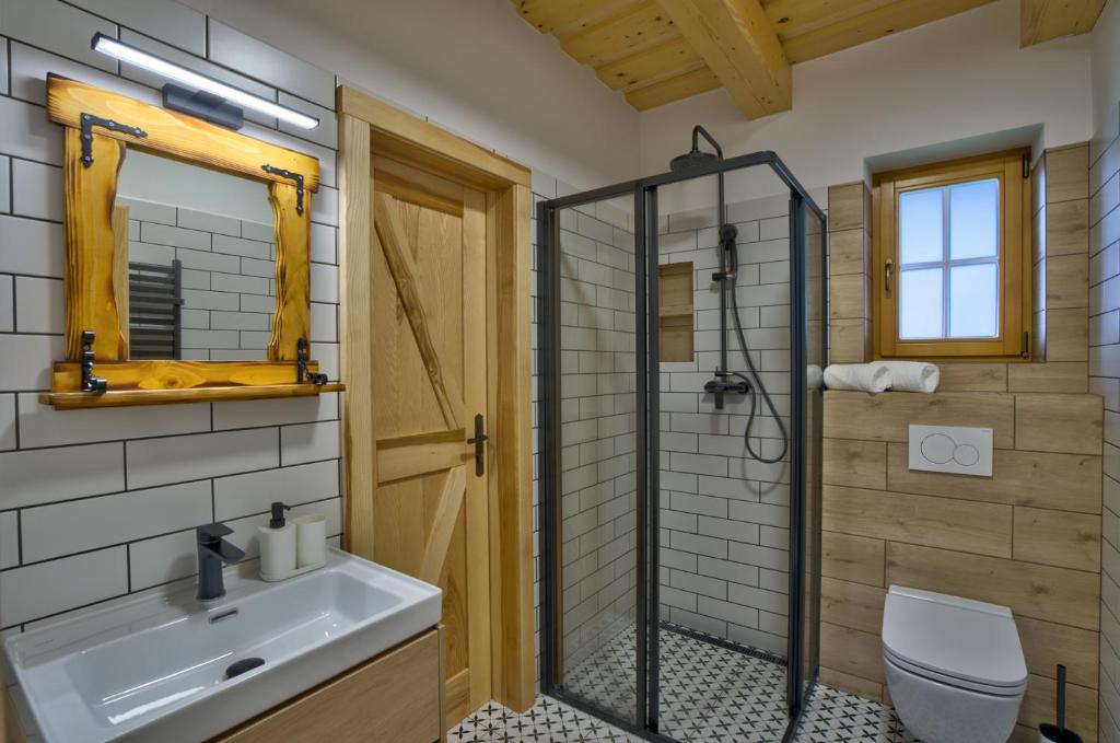 Koupelna v ubytování Chalet West - Zuberec