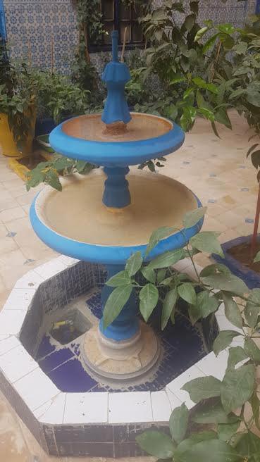 Zahrada ubytování RIAD DAR KADER chambre saumon