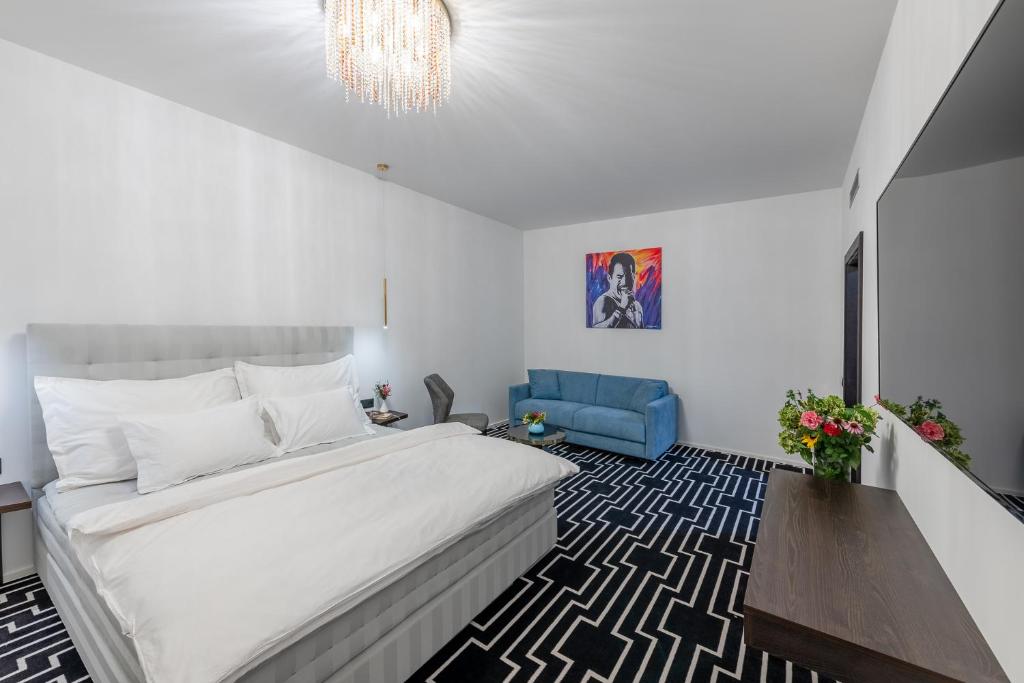 Postel nebo postele na pokoji v ubytování Hotel ZEMPLEN