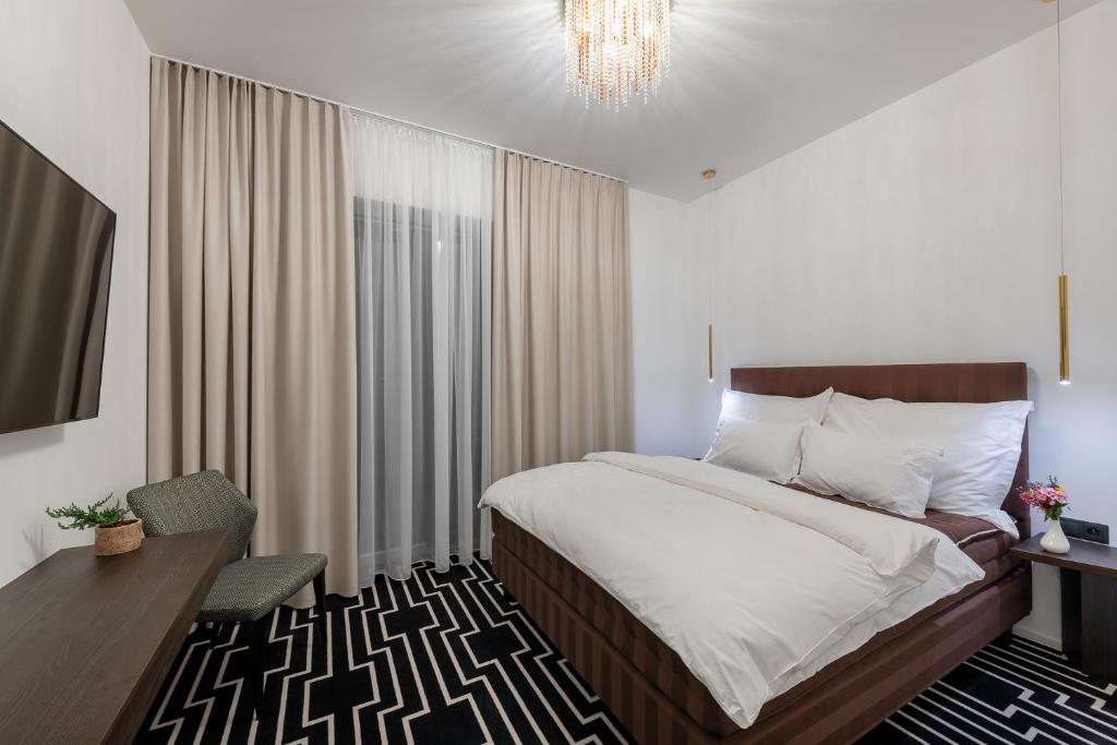 Postel nebo postele na pokoji v ubytování Hotel ZEMPLEN