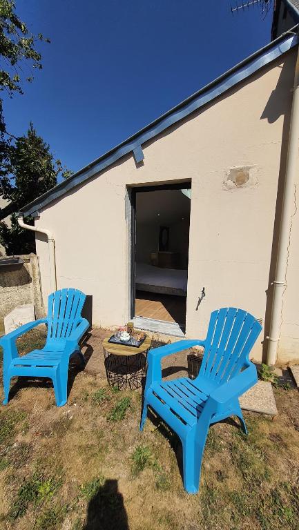 Chambre paisible chez l'habitant en rez de chaussée avec salle d'eau 10 min gare et centre ville - Camera Doppia