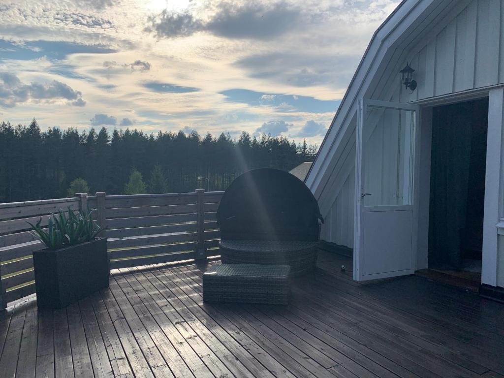 Balkón nebo terasa v ubytování Paradise-Silvergruvan