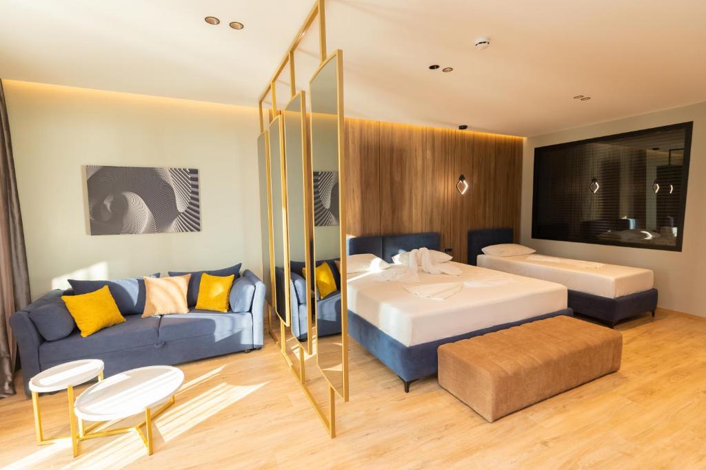 Postel nebo postele na pokoji v ubytování Esbjerg Hotel
