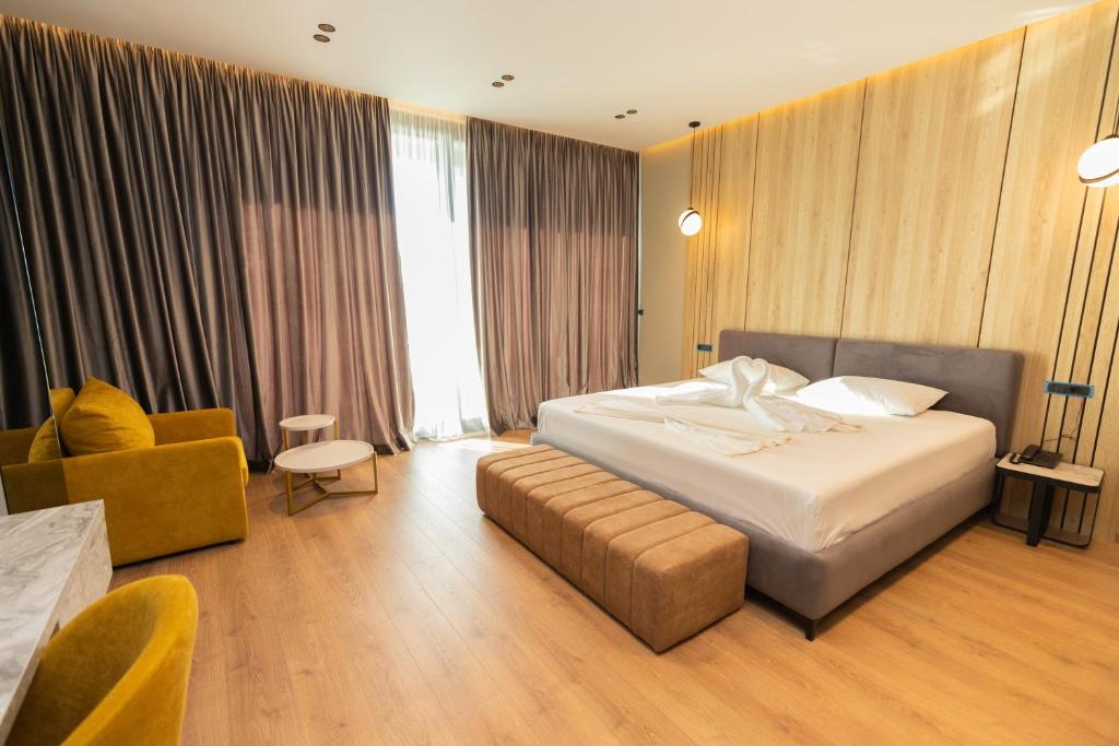 Postel nebo postele na pokoji v ubytování Esbjerg Hotel