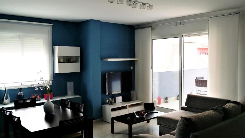 Posezení v ubytování BLUE SPACE Almería