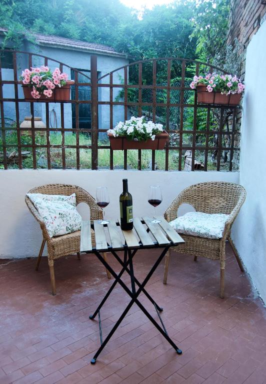 Balkón nebo terasa v ubytování Casa di Canfreo