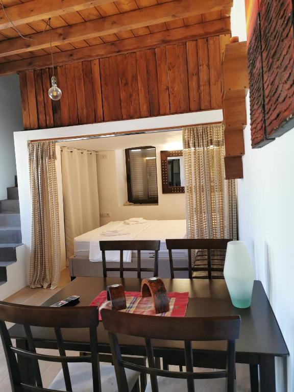 Kuchyň nebo kuchyňský kout v ubytování Moscha's View House